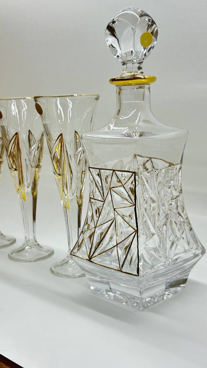 VECTORIA crystal liquor set 7 pcs