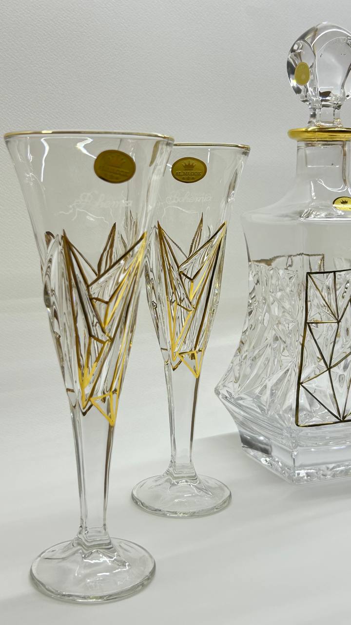 VECTORIA crystal liquor set 7 pcs