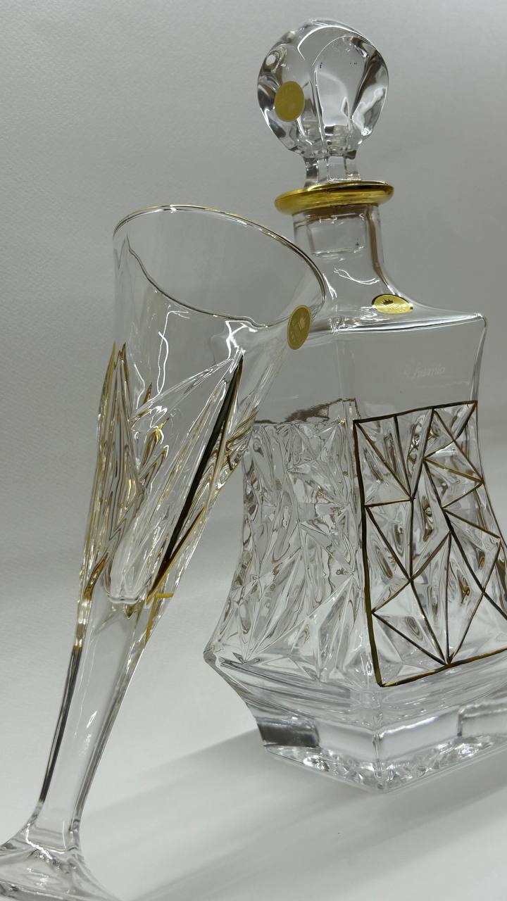 VECTORIA crystal liquor set 7 pcs