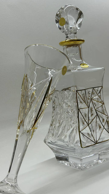 VECTORIA crystal liquor set 7 pcs