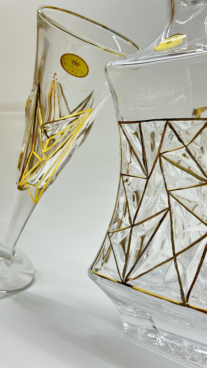 VECTORIA crystal liquor set 7 pcs
