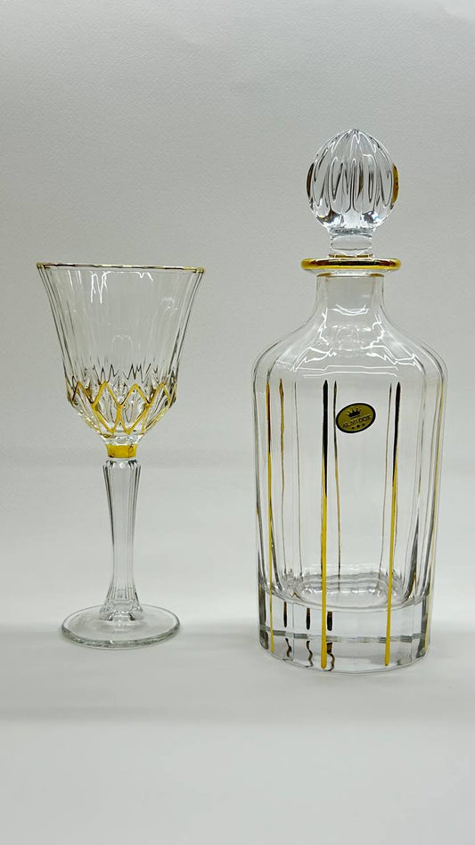SOPHIA crystal liquor set 7 pcs