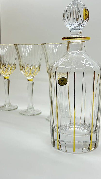 SOPHIA crystal liquor set 7 pcs