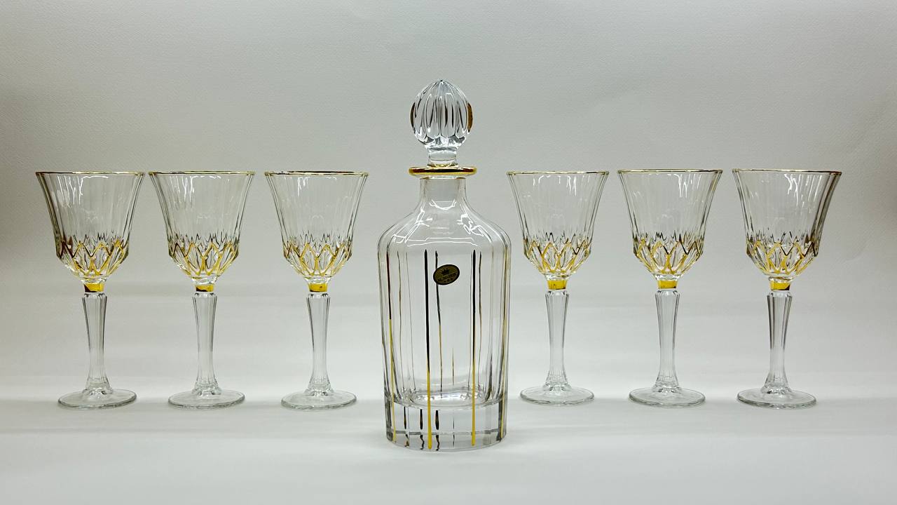 SOPHIA crystal liquor set 7 pcs