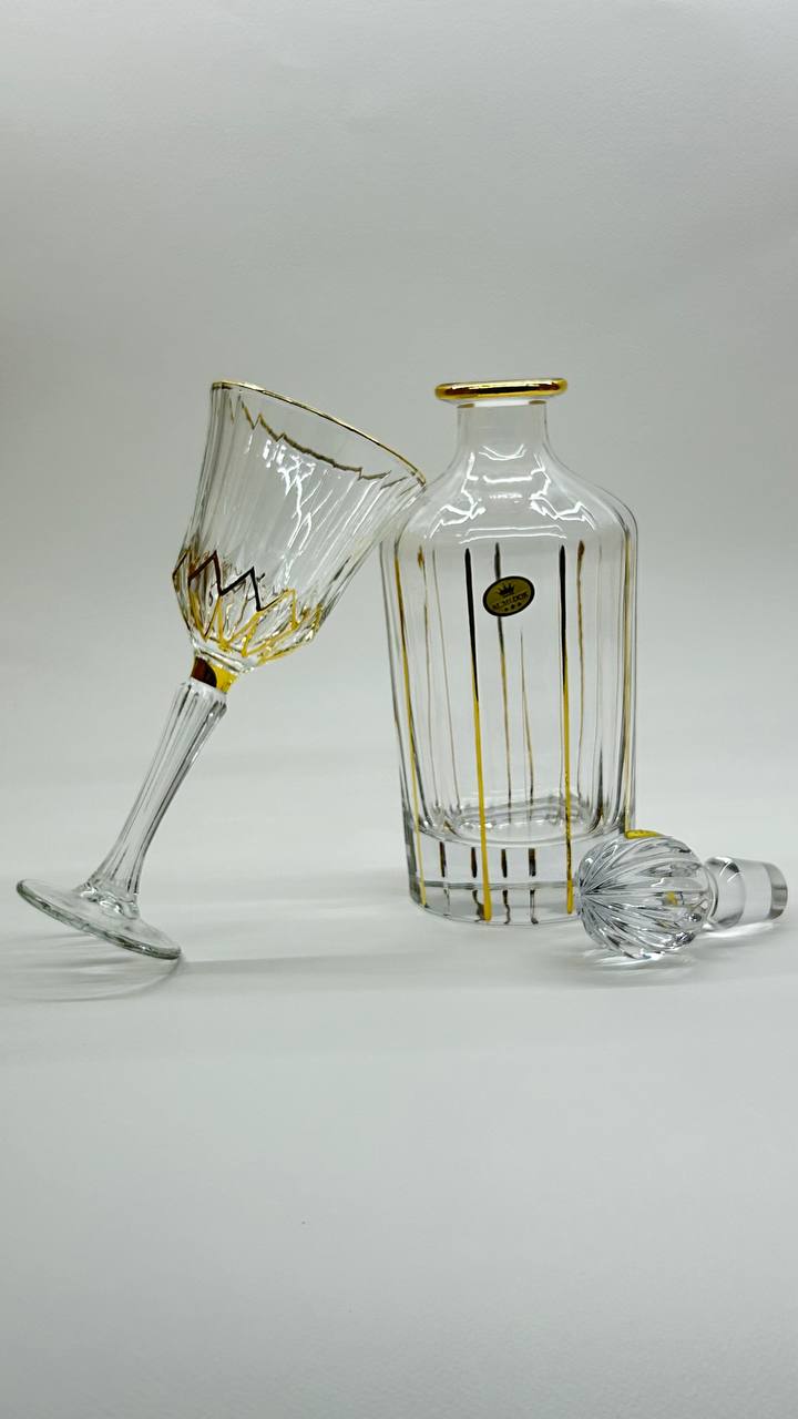 SOPHIA crystal liquor set 7 pcs