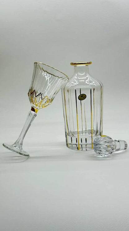 SOPHIA crystal liquor set 7 pcs