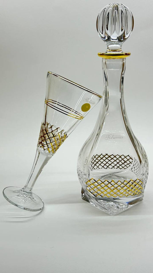 JULIANA crystal liquor set 7 pcs