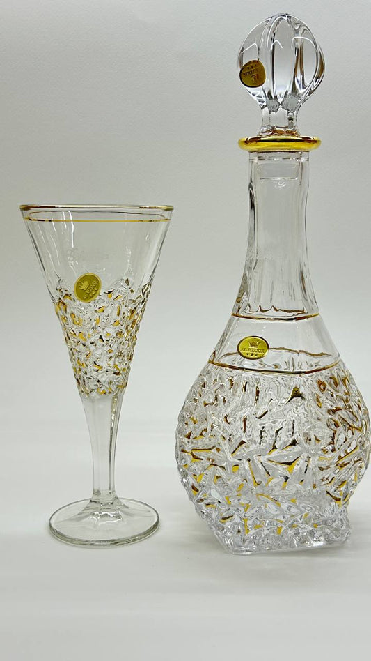 ISABELLA crystal liquor set 7 pcs