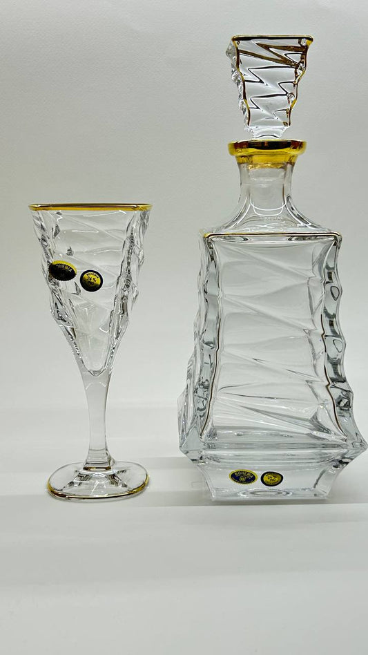 ALEXANDRA crystal liquor set 7 pcs