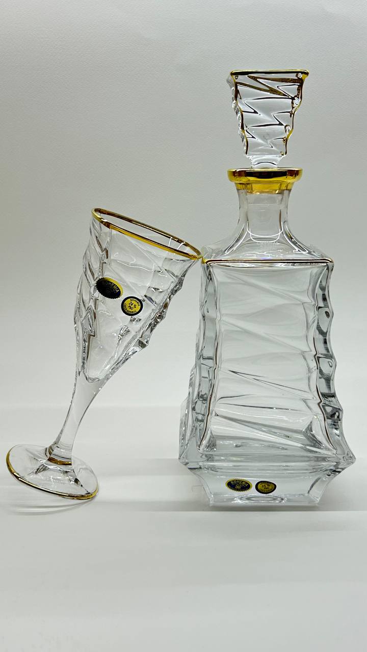ALEXANDRA crystal liquor set 7 pcs