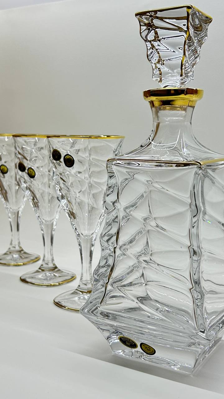 ALEXANDRA crystal liquor set 7 pcs