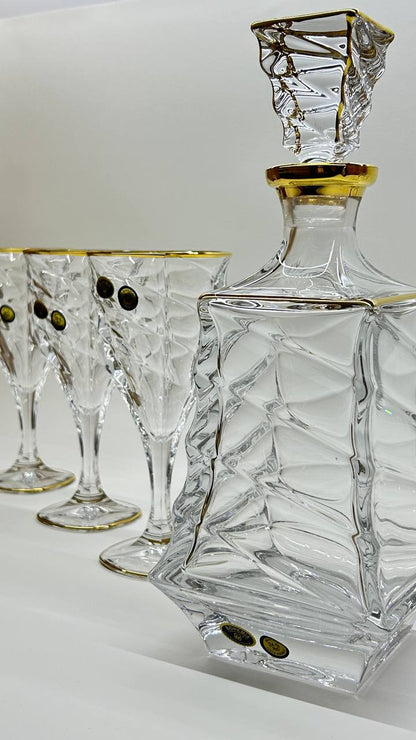 ALEXANDRA crystal liquor set 7 pcs