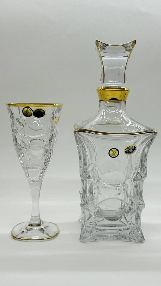 HELENA crystal liquor set 7 pcs