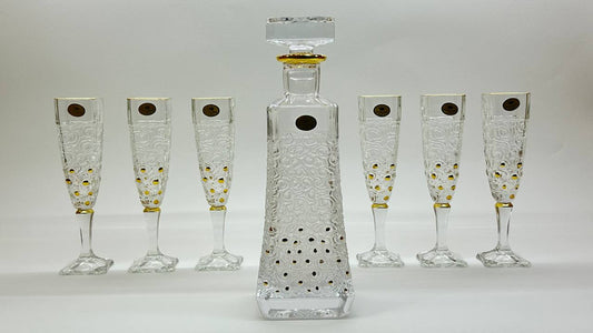 CATHERINA crystal liquor set 7 pcs