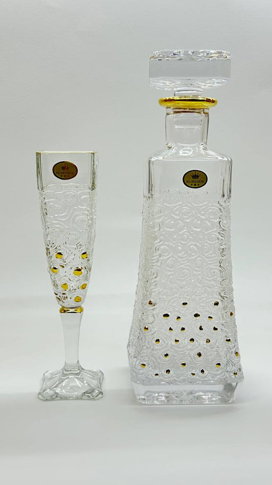 CATHERINA crystal liquor set 7 pcs