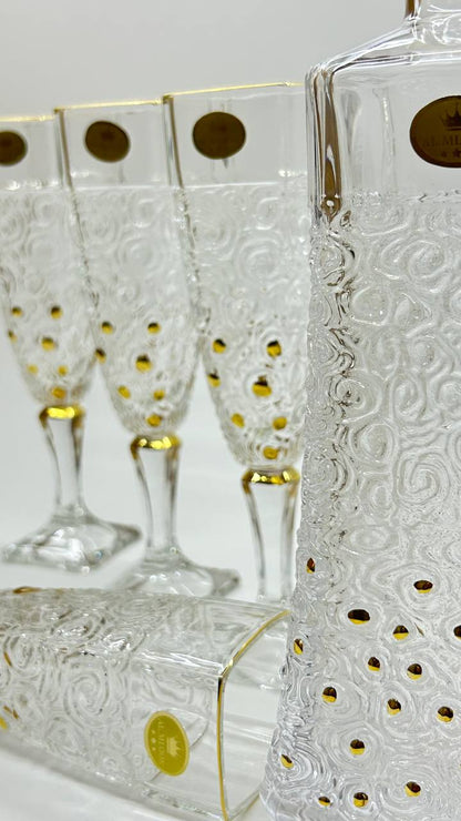 CATHERINA crystal liquor set 7 pcs
