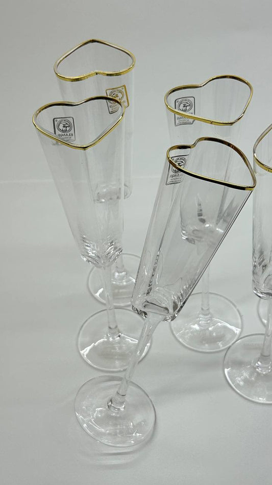 ADORA hand made crystal glasses