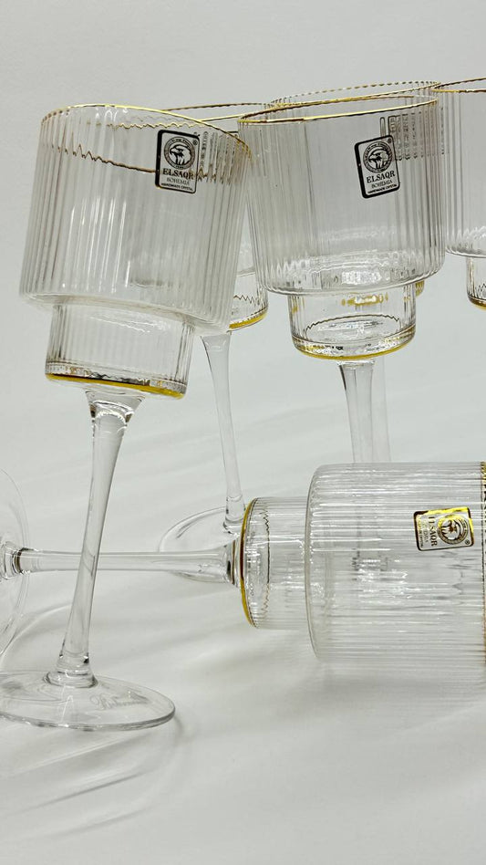 VIVIANA hand made crystal glasses