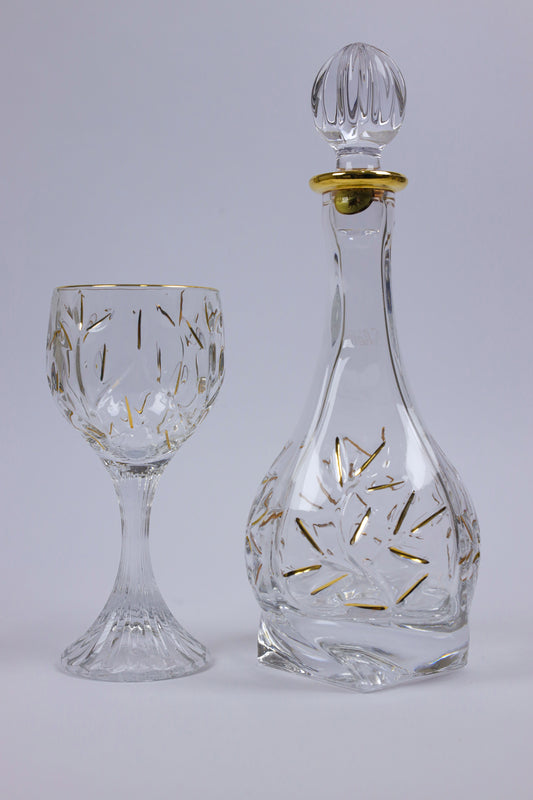 FIORELLA crystal liquor set 7 pcs