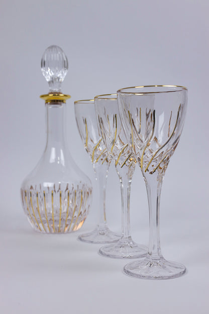 FLORIANA crystal liquor set 7 pcs