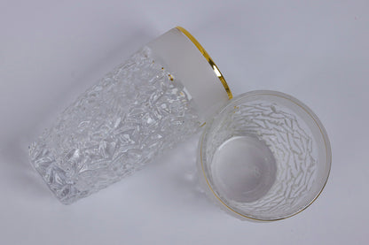 ELVINA (gold) crystal cups set 12 pcs
