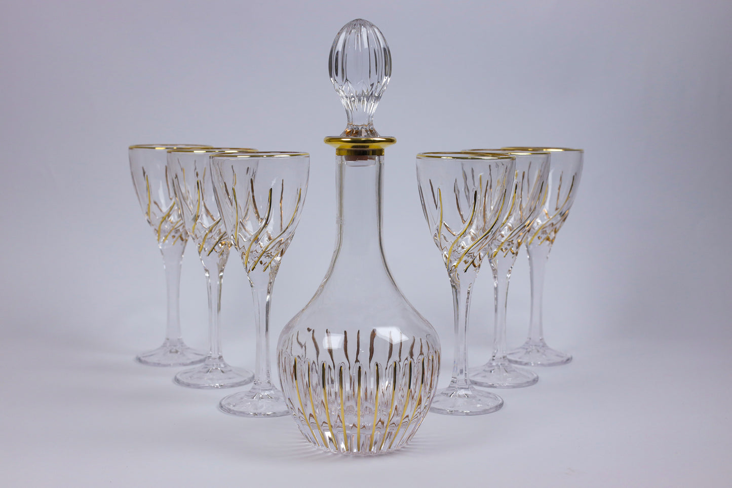 FLORIANA crystal liquor set 7 pcs