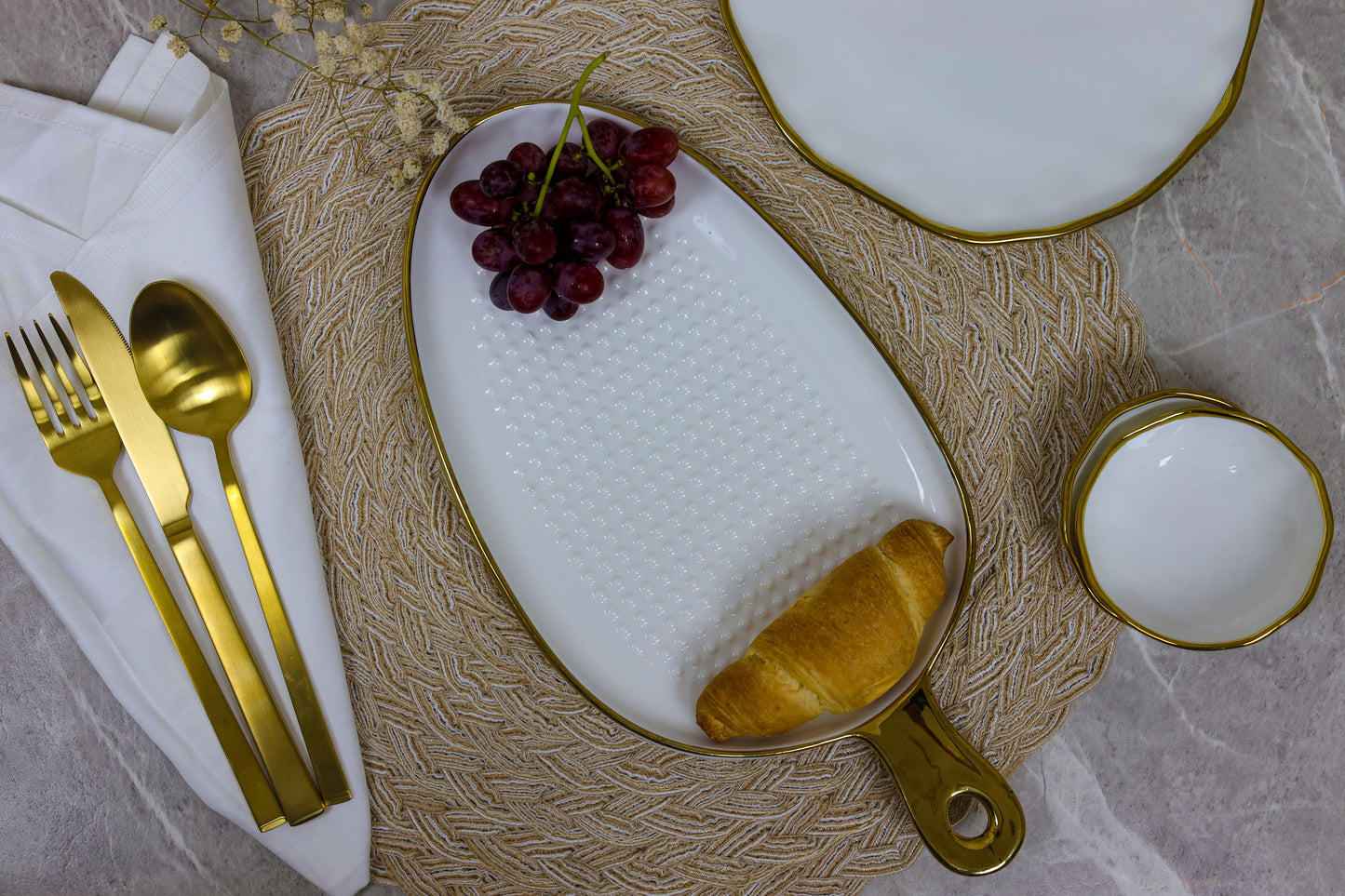 WHITE LUNA dinner set 30 pcs