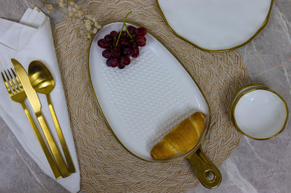 WHITE LUNA dinner set 30 pcs