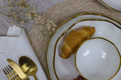 WHITE LUNA dinner set 30 pcs