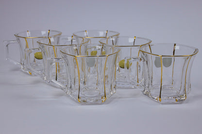ISMERIA crystal cups set 12 pcs