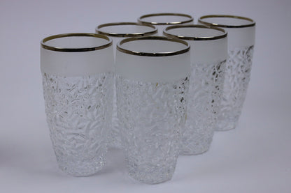 ELVINA (silver) crystal cups set 12 pcs