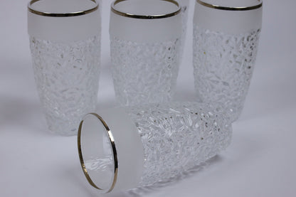 ELVINA (silver) crystal cups set 12 pcs