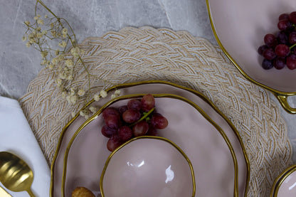 BEIGE LUNA dinner set 30 pcs