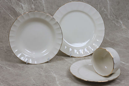 CLASSIC WHITE dinner set 24 pcs