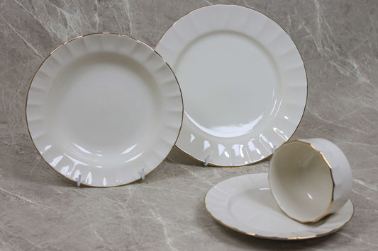 CLASSIC WHITE dinner set 24 pcs