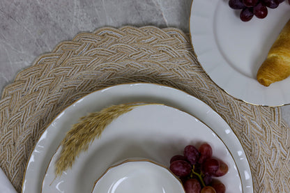 CLASSIC WHITE dinner set 24 pcs