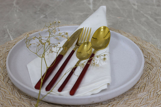 CHERRY IMPERIAL spoons set 24 pcs