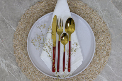 CHERRY IMPERIAL spoons set 24 pcs