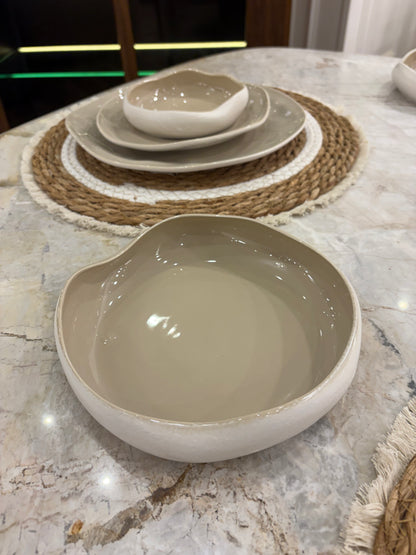 SHINY BEIGE dinner set 26 pcs