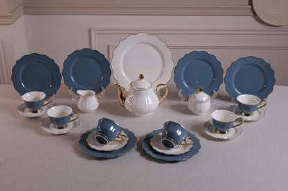 DEEP BLUE Tea and Gateau Set 24 pcs