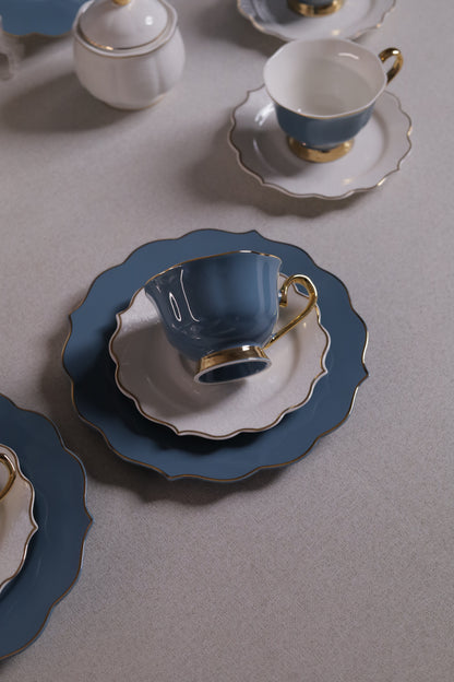 DEEP BLUE Tea and Gateau Set 24 pcs