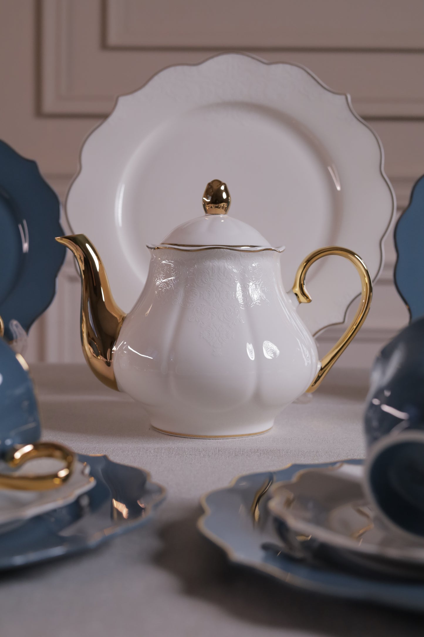 DEEP BLUE Tea and Gateau Set 24 pcs