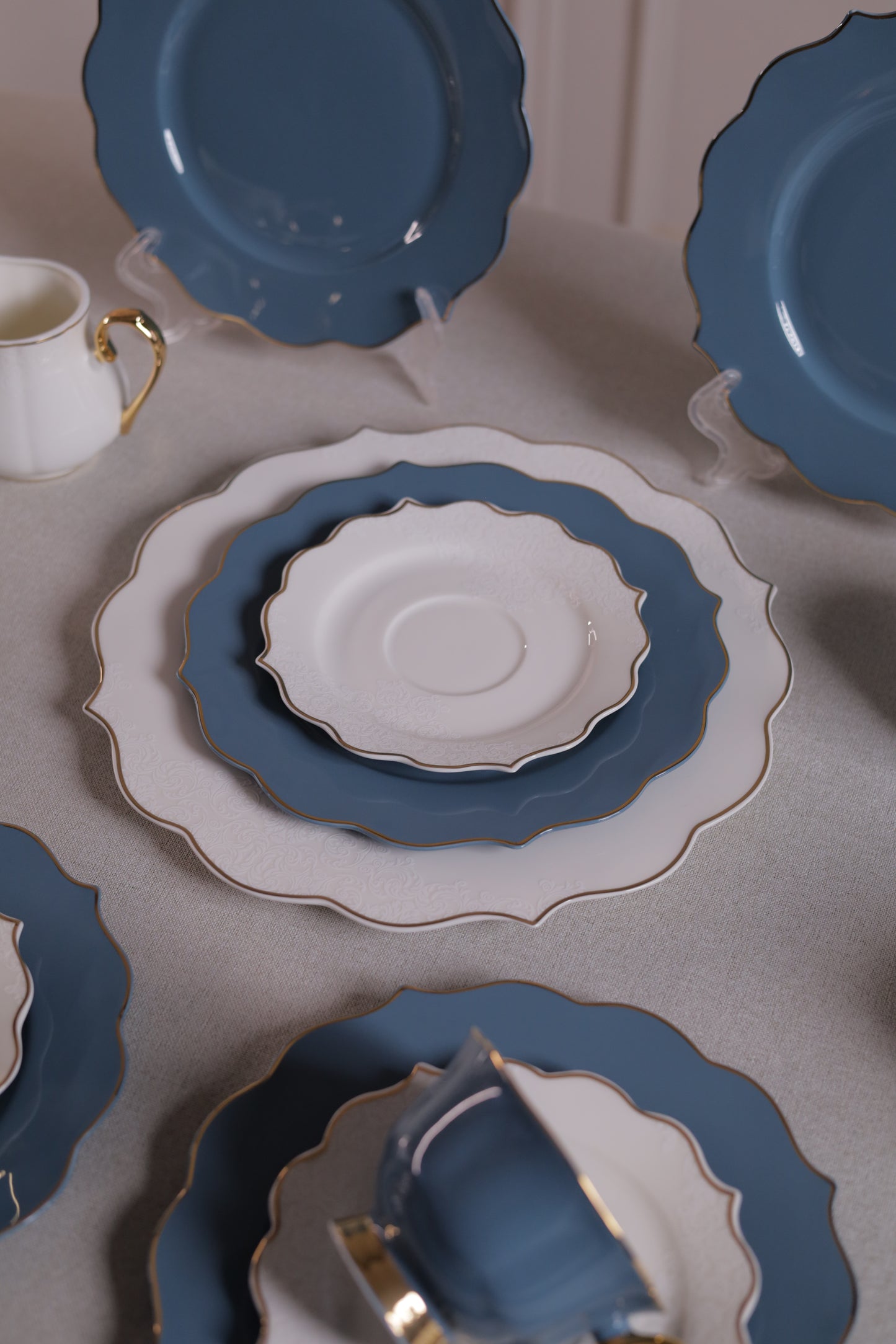 DEEP BLUE Tea and Gateau Set 24 pcs
