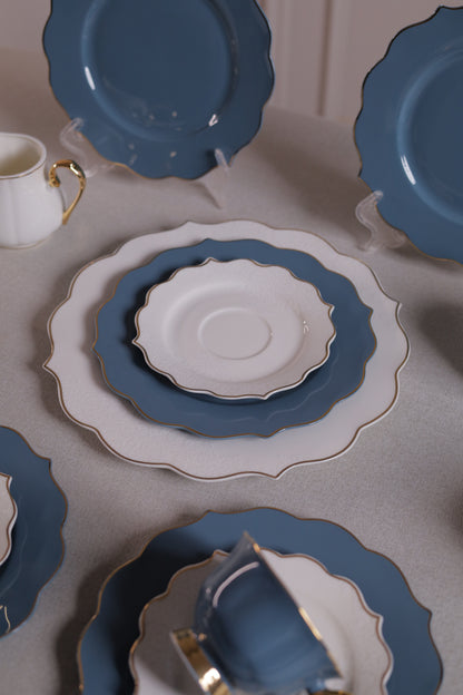 DEEP BLUE Tea and Gateau Set 24 pcs