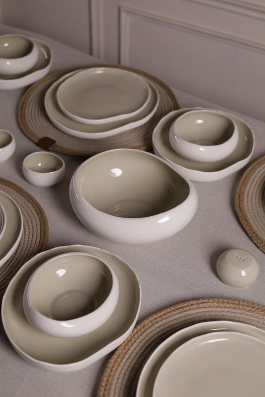 CREAMY ORBIT dinner set 30 pcs