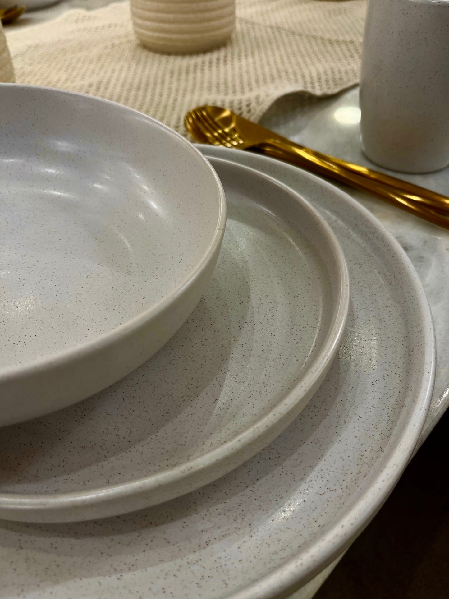 WHITE GAIA dinner set 30 pcs