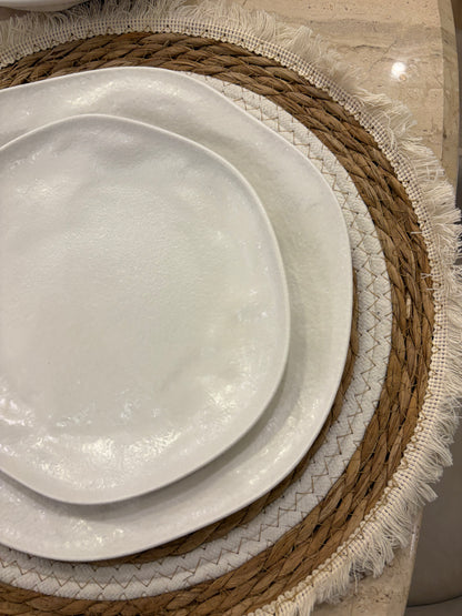 MATT ICE WHITE dinner set 24 pcs