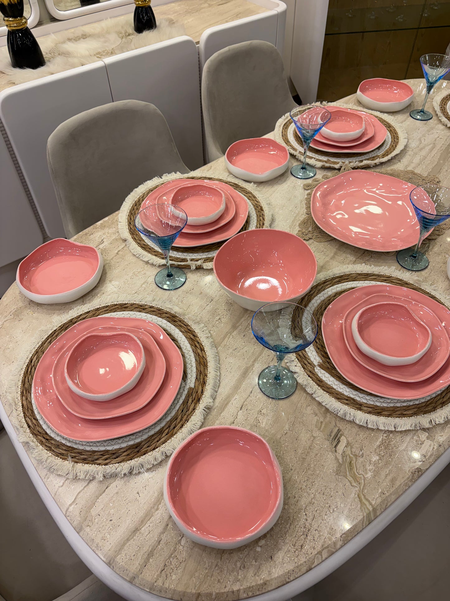 SHINY ROSE dinner set 26 pcs