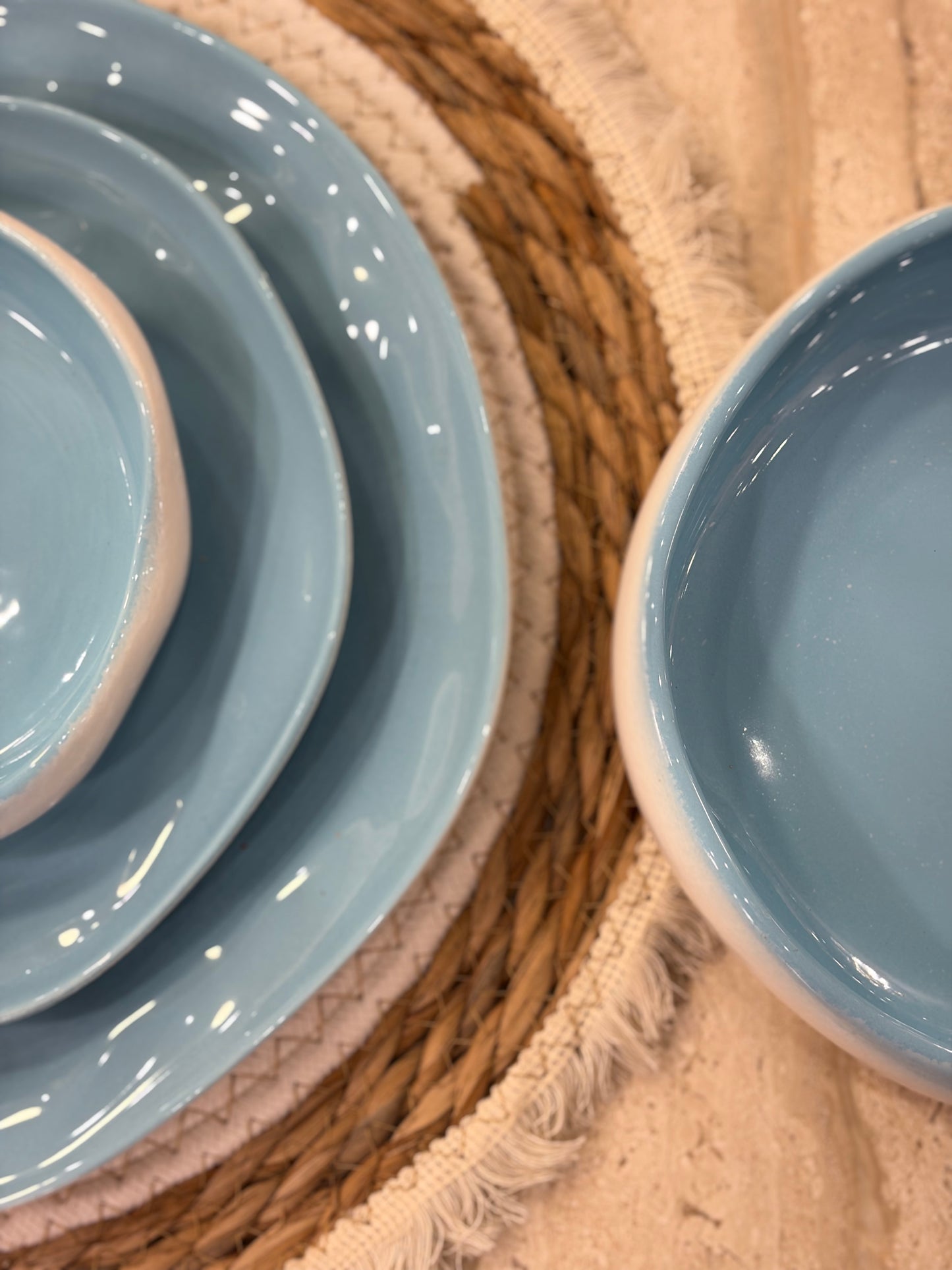 SHINY BULE dinner set 26 pcs