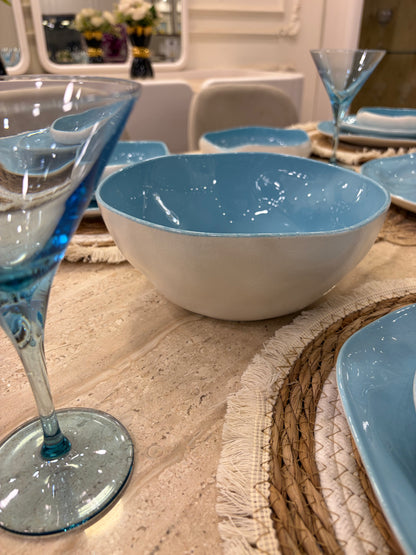 SHINY BULE dinner set 26 pcs